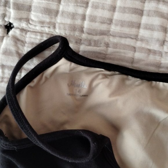 Camisole princess seam leotard, size 14 Mirella - Picture 3 of 3